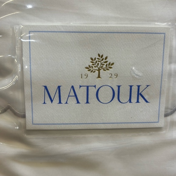 Matouk Astrid Cotton Duvet Cover Set, Full/Queen - Picture 3 of 4